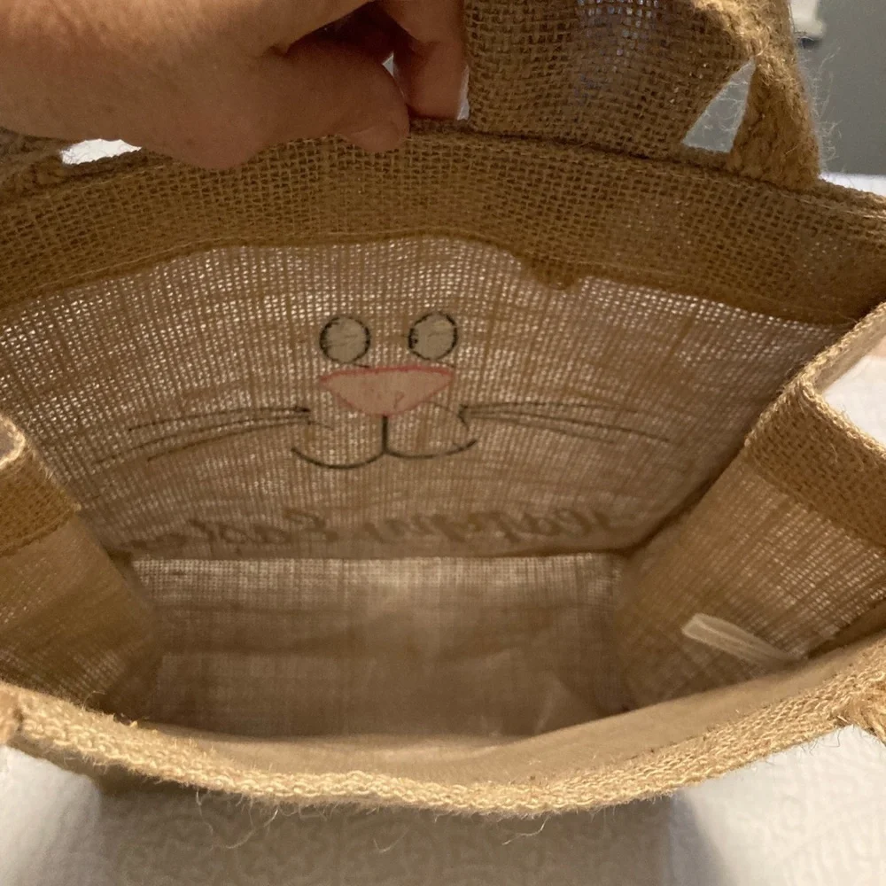 NWOT Easter Bunny reusable tote bag